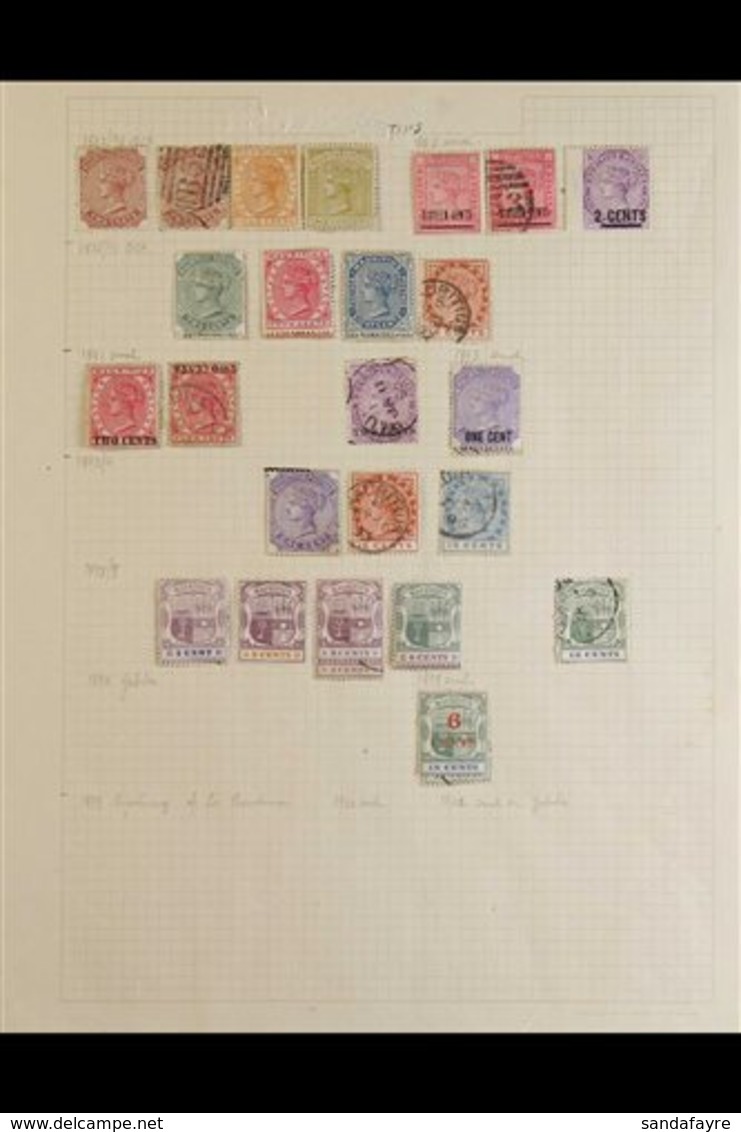 1858-1948 COLLECTION ON ALBUM PAGES Mint And Used, A Few Faults But Mostly Fine And Fresh. Note 1858-62 Unissued Britann - Mauritius (...-1967)