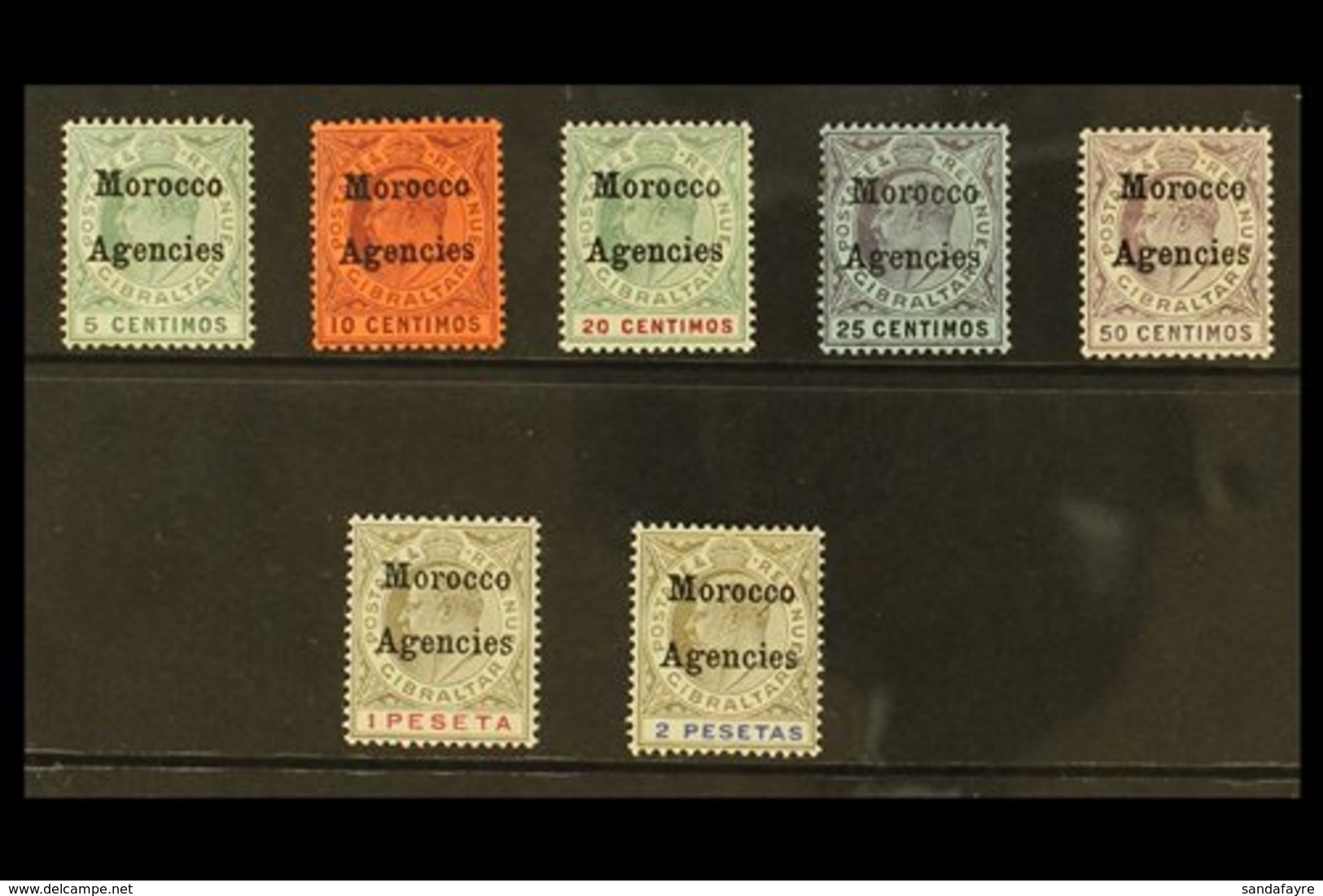 1903-05 (watermark Crown CA) Complete Set, SG 17/23, Very Fine Mint. Fresh And Attractive! (7 Stamps) For More Images, P - Other & Unclassified