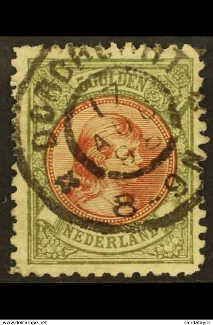 1893-98 5g Lake & Bronze Green Perf 11 (NVPH 48C, SG 165, Michel 48 C), Very Fine Cds Used, Well- Centered And Very Fres - Andere & Zonder Classificatie