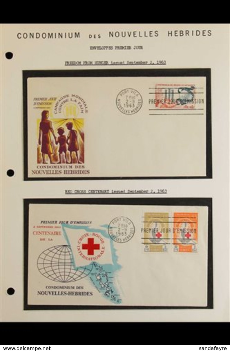 FRENCH 1963-1972. An Attractive Illustrated Unaddressed FIRST DAY COVERS collection Presented In Mounts On Neatly Typed  - Other & Unclassified