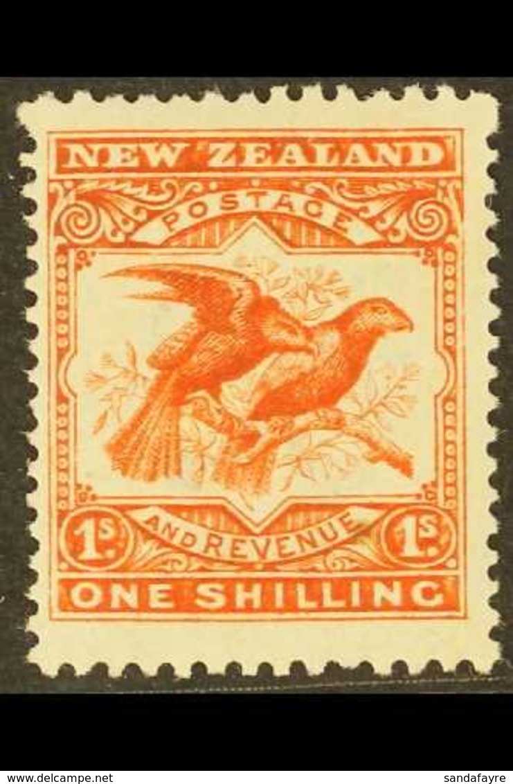 1908 1s Orange- Red Perf 14x15 Birds, SG 385, Never Hinged Mint. Very Fresh. For More Images, Please Visit Http://www.sa - Autres & Non Classés