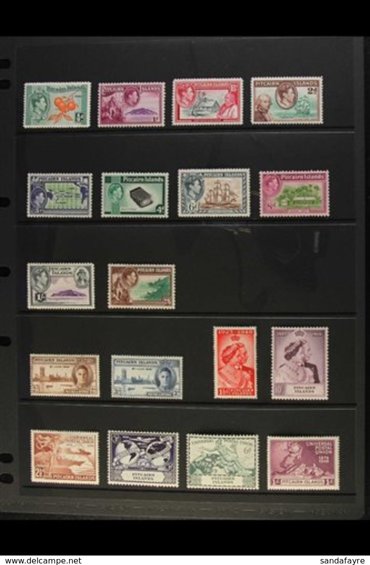 1940-1951 KGVI COMPLETE VERY FINE MINT A Delightful Complete Basic Run From SG 1 Right Through To SG 16. Fresh And Attra - Pitcairn Islands