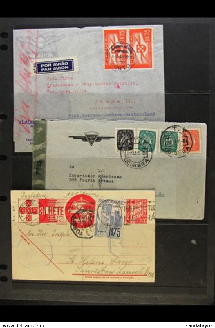 1940s CENSOR COVERS & CARDS COLLECTION A Most Interesting Collection Of Covers & Cards, Posted To Overseas Destinations  - Other & Unclassified