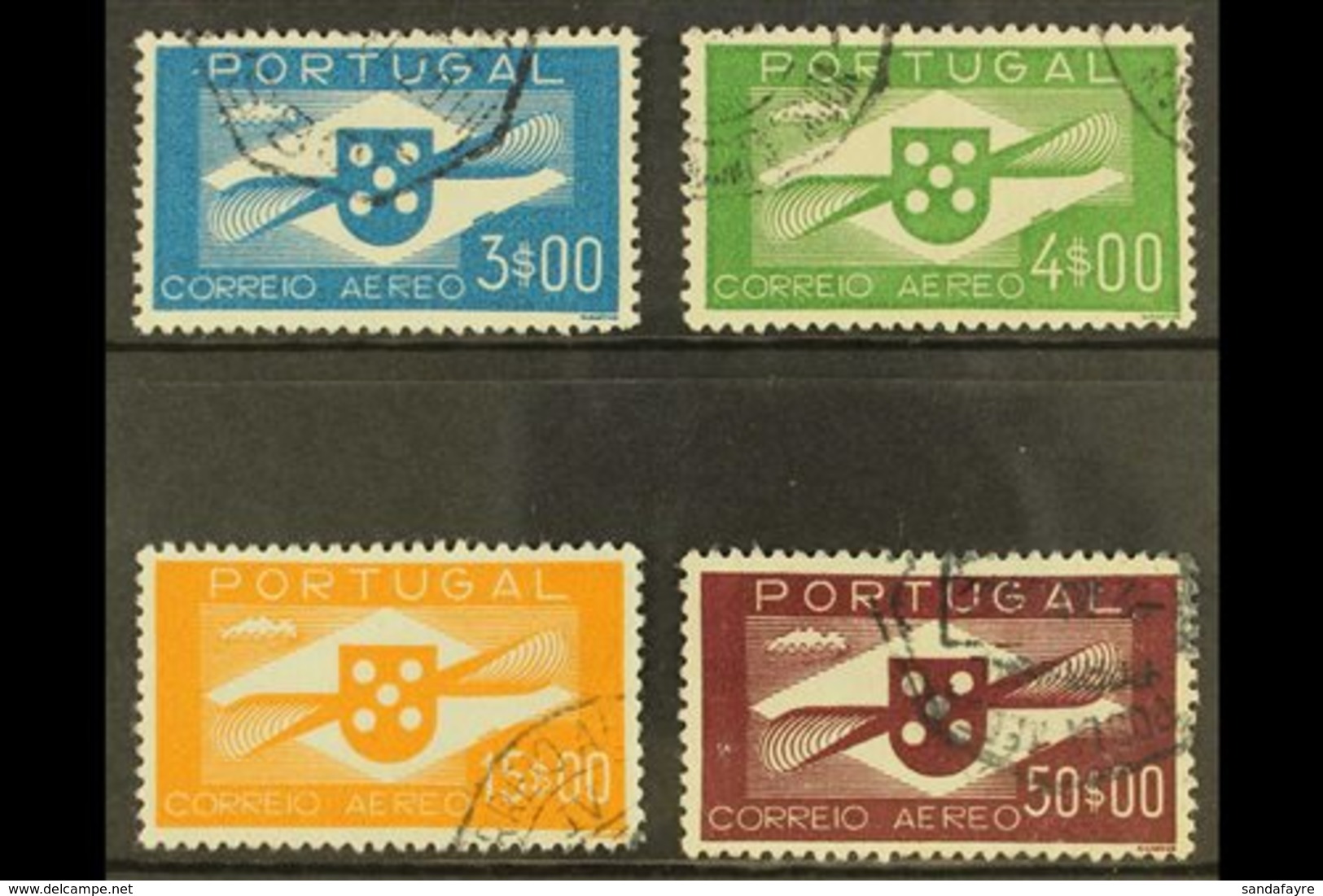 1941 'Shield & Propeller' Airs Set, SG 893a/b & 895/96a, Fine Cds Used (50E With Full Perfs). Fresh (4 Stamps)  For More - Other & Unclassified