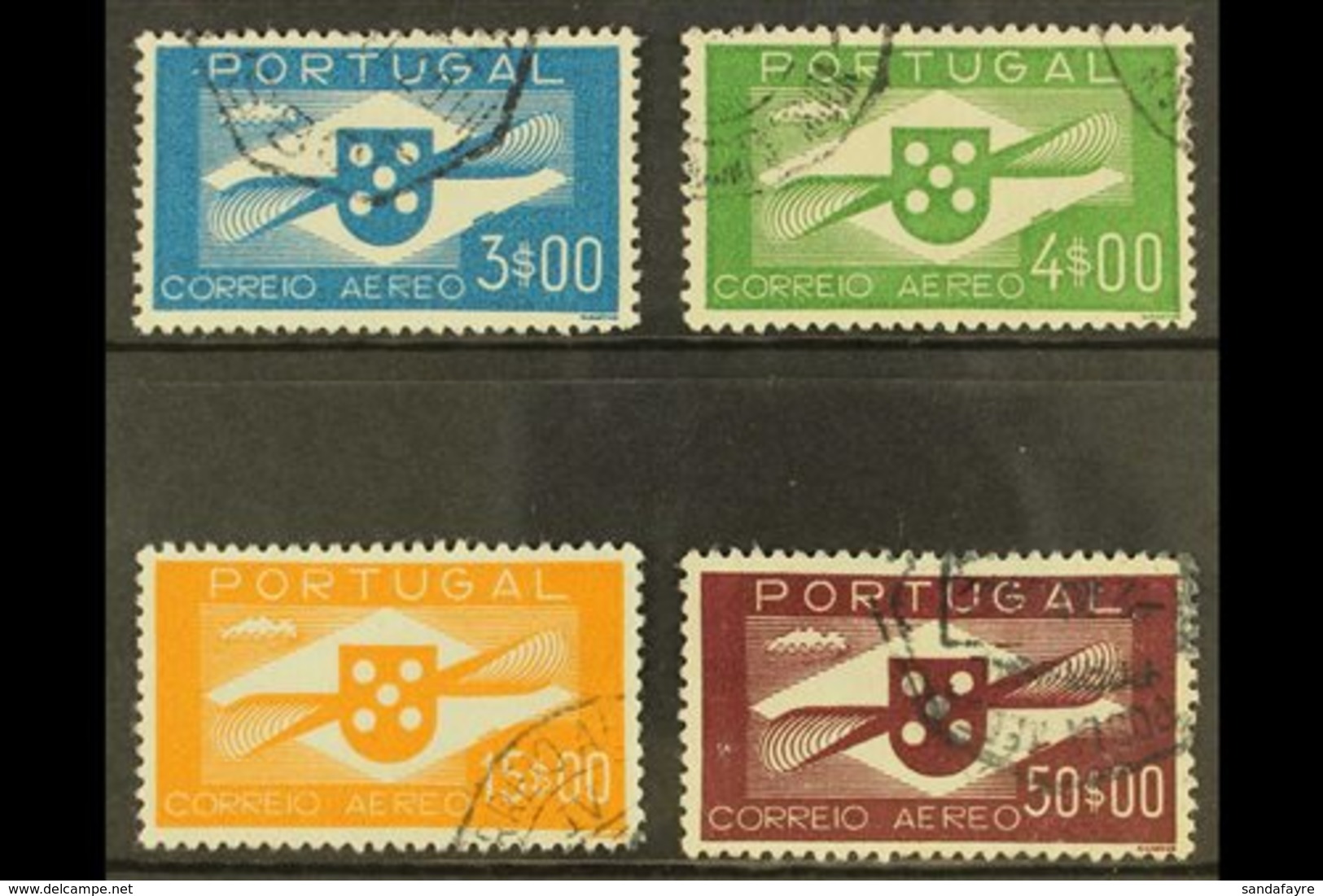 1941 'Shield & Propeller' Airs Set, SG 893a/b & 895/96a, Fine Cds Used (50E With Full Perfs). Fresh (4 Stamps)  For More - Autres & Non Classés