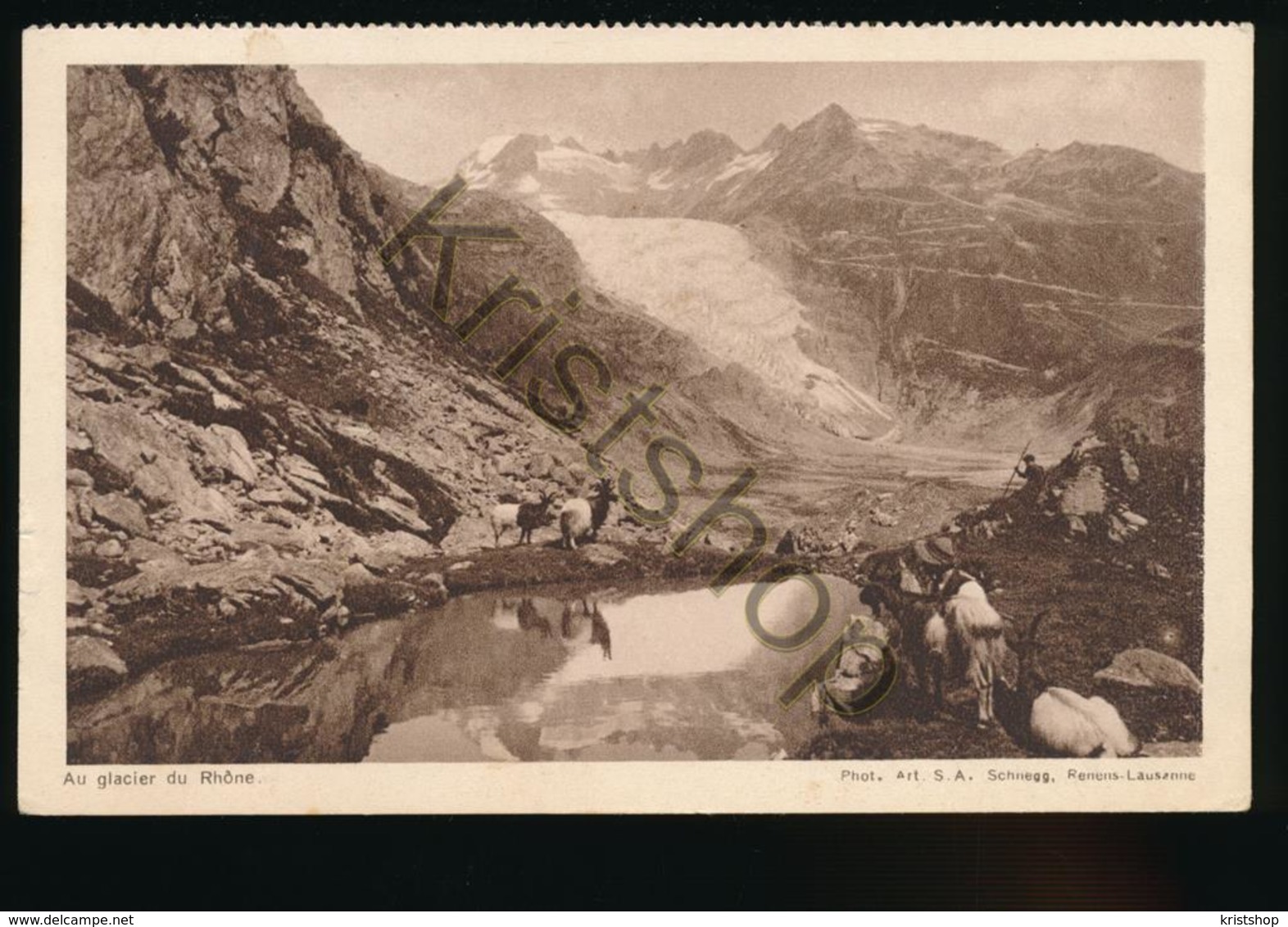 Au Glacier Du Rhône [AA36 3.385 - Sonstige & Ohne Zuordnung