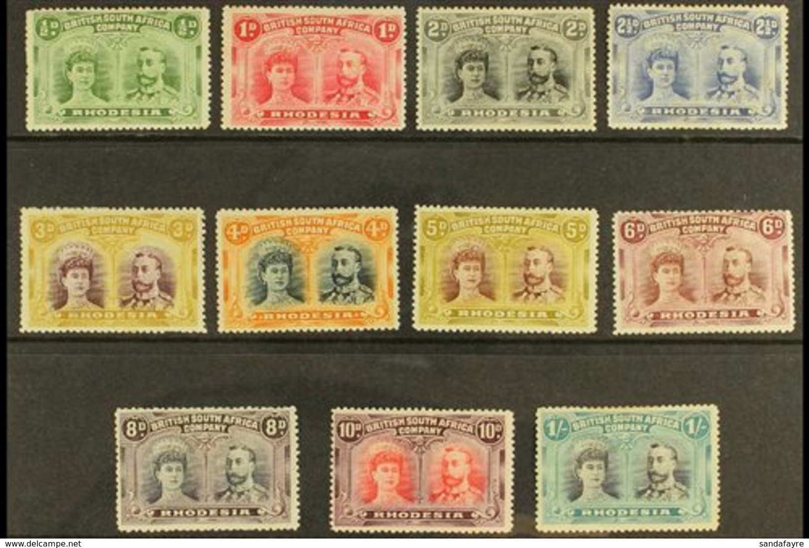 1910-13 DOUBLE HEADS MINT GROUP - All Values From ½d To 1s, 2½d Perf.13½, Others All Perf.14, Mixed Condition, Some With - Autres & Non Classés