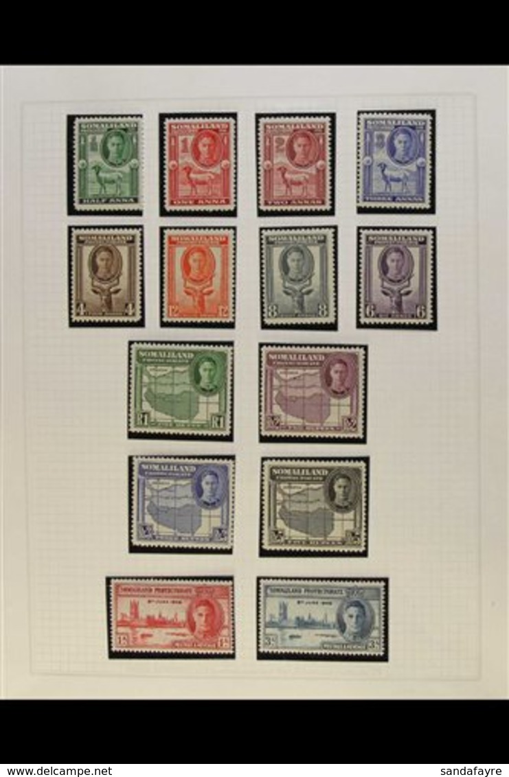 1942-1960 COMPLETE VERY FINE MINT A Delightful Complete Run From SG 105 Through To SG 152, Virtually All NEVER HINGED In - Somaliland (Protectorate ...-1959)