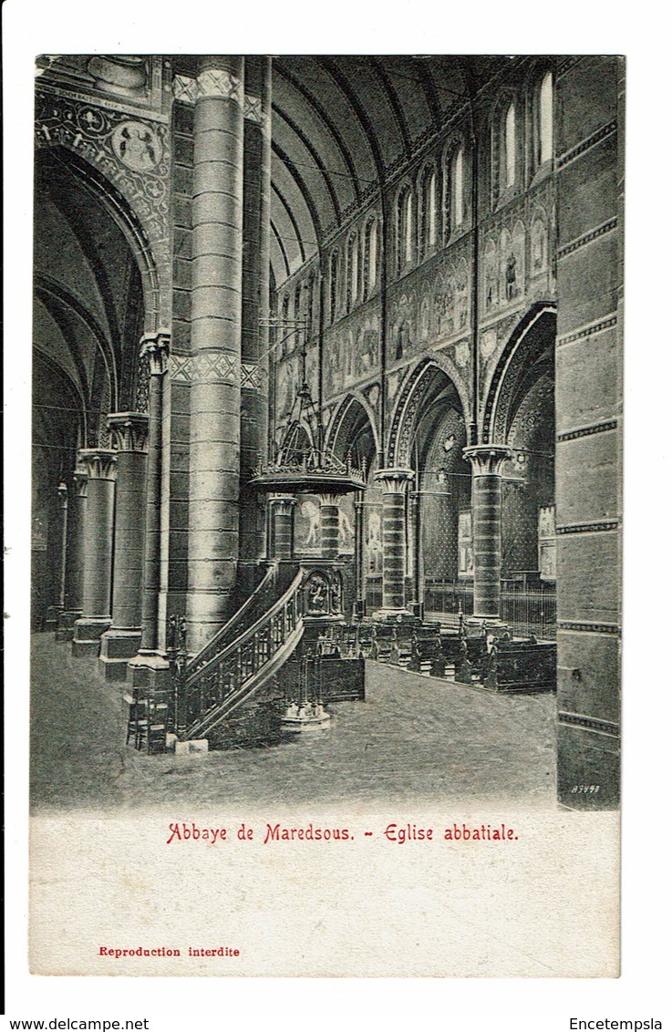 CPA - Carte Postale- BELGIQUE - Maredsous -Eglise Abbatiale-1940 - VM770 - Anhée