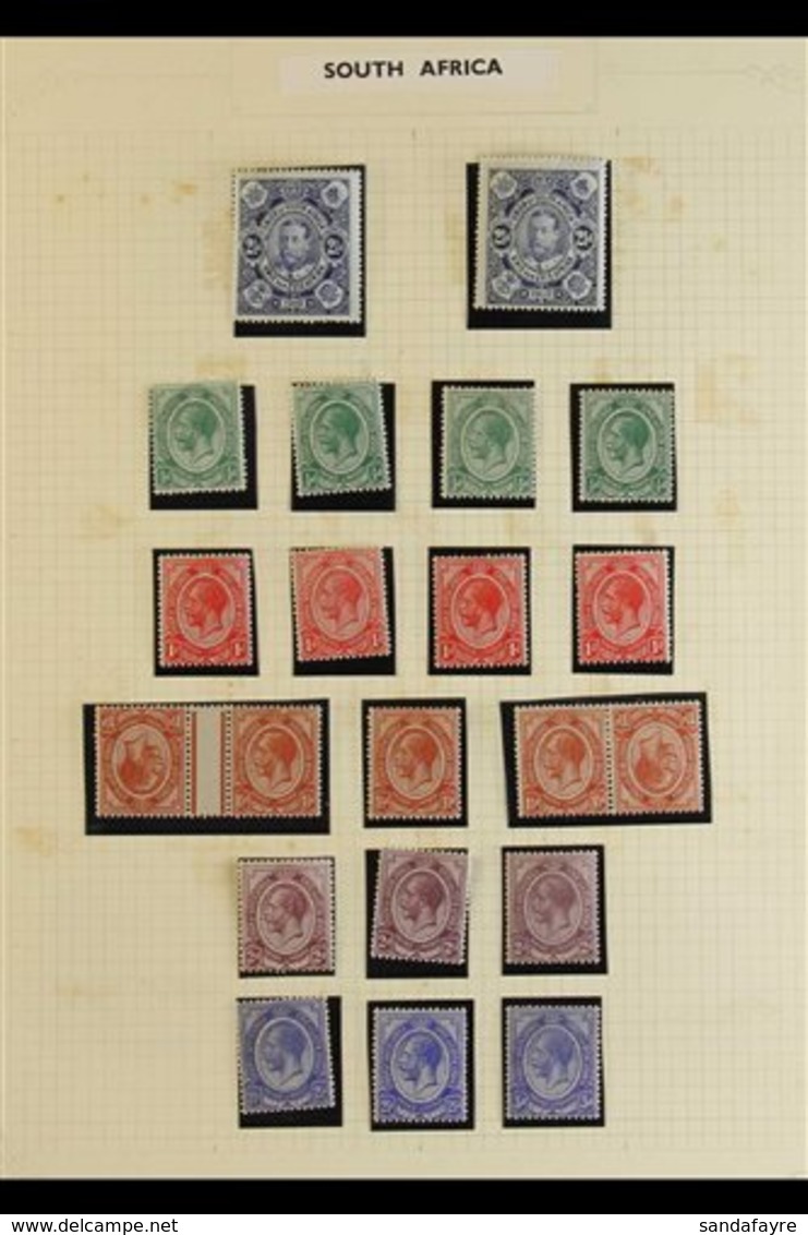 1910-36 MINT KGV COLLECTION. A Most Useful KGV Collection With Sets, Top Values & Back Of The Book Ranges Neatly Present - Non Classés