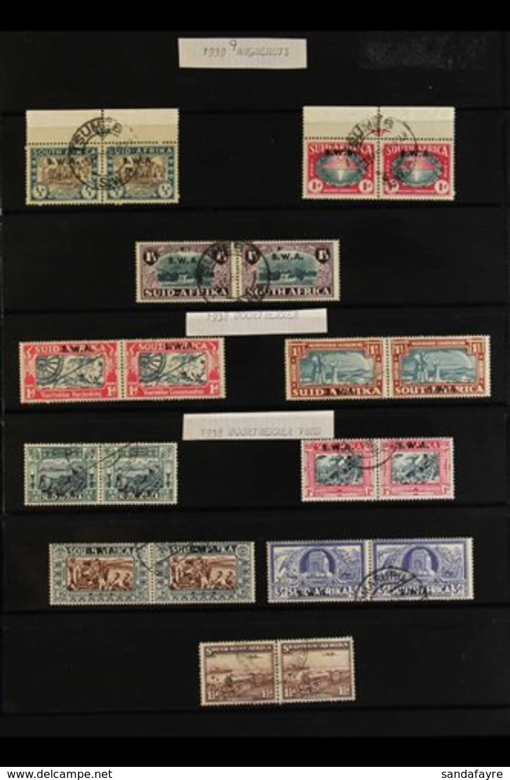 1937-52 COMPLETE VFU COLLECTION. A Complete, Fine Used Collection That Stretches From The 1937 "Mail Train" Issue To The - Africa Del Sud-Ovest (1923-1990)