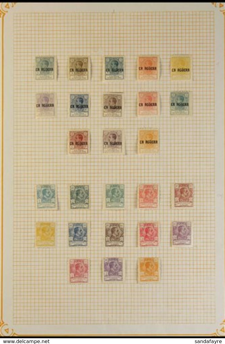 LA AGUERA MINT COMPLETE COLLECTION With Both The 1920 Overprinted Set (A000,000 Specimens) & 1923 Definitive Sets (26 St - Other & Unclassified