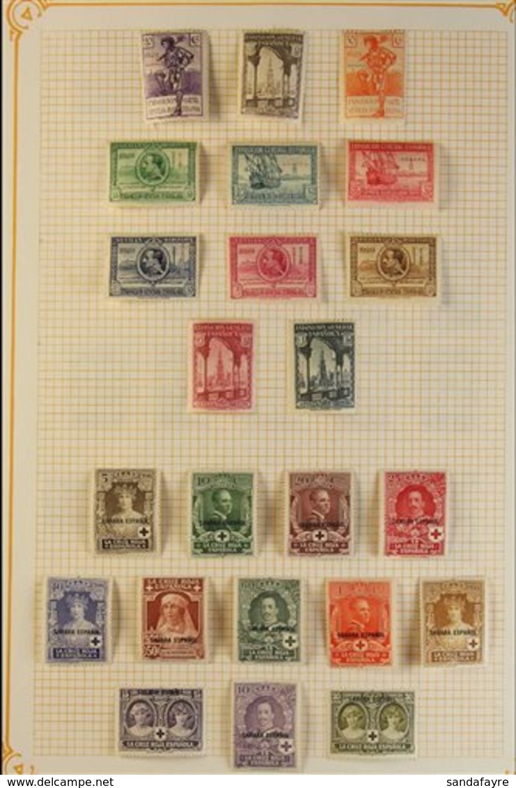 SAHARA MINT COLLECTION From The 1926 Red Cross Set, 1929 Seville Exhibition Set, 1943 Air Set, , 1950 Child Welfare Set, - Other & Unclassified