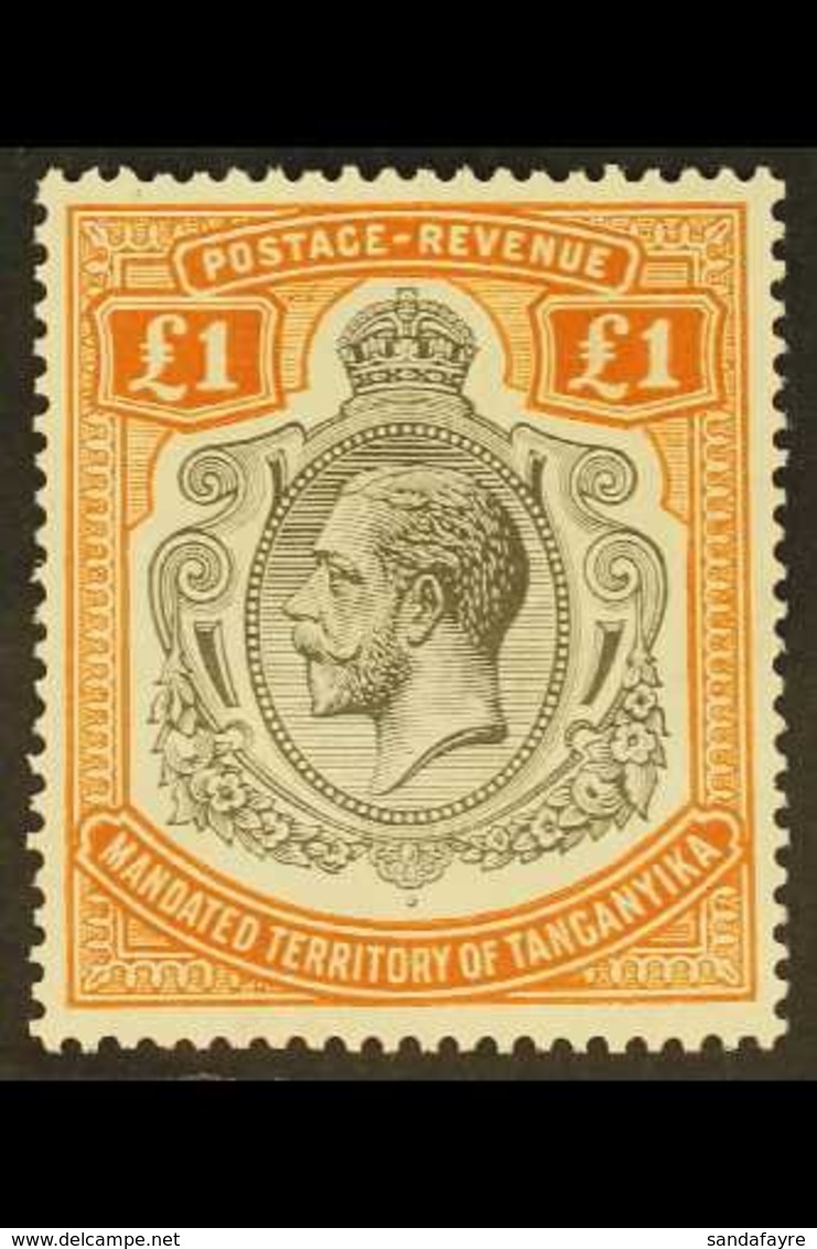 1927-31 £1 Brown - Orange, SG 107, Fine Mint For More Images, Please Visit Http://www.sandafayre.com/itemdetails.aspx?s= - Tanganyika (...-1932)