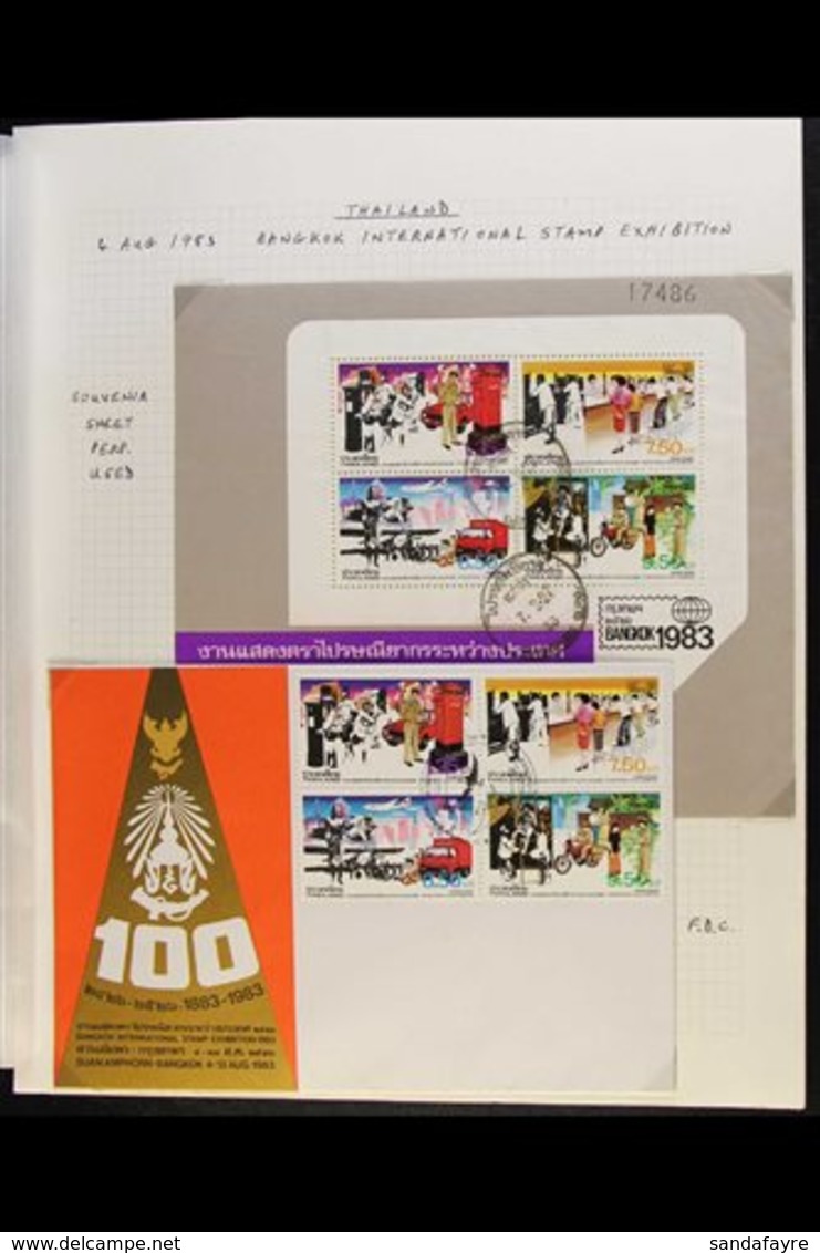 1983-2015 MOTORCYCLE TOPICAL COLLECTION A Most Interesting Topical Collection With Stamps Inc Commercial Covers, First D - Thaïlande