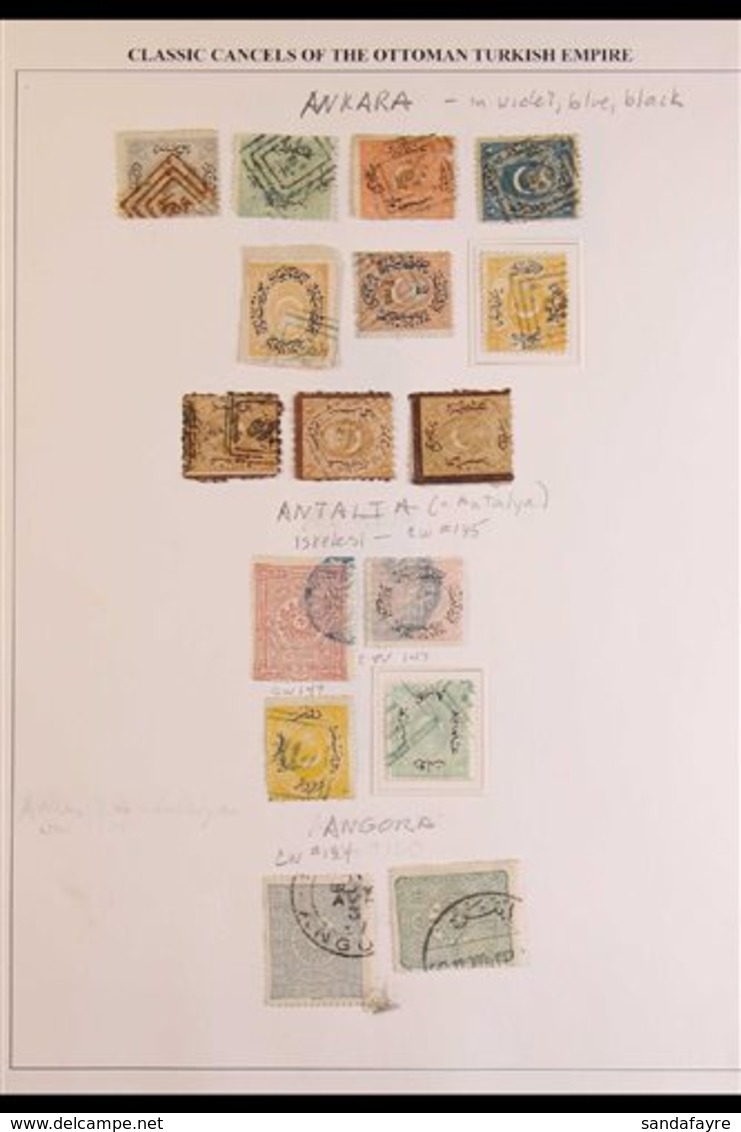 IMPRESSIVE POSTMARKS COLLECTION An Interesting Collection Of Fine Used Stamps Selected For Nice Classic Cancels, All Sta - Other & Unclassified