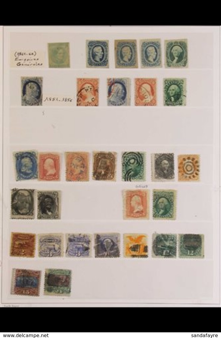 1851-1932 A VALUABLE AND HIGHLY CATALOGUED COLLECTION FORMED IN EUROPE On Pages, Very Mixed Condition Though With Many G - Autres & Non Classés