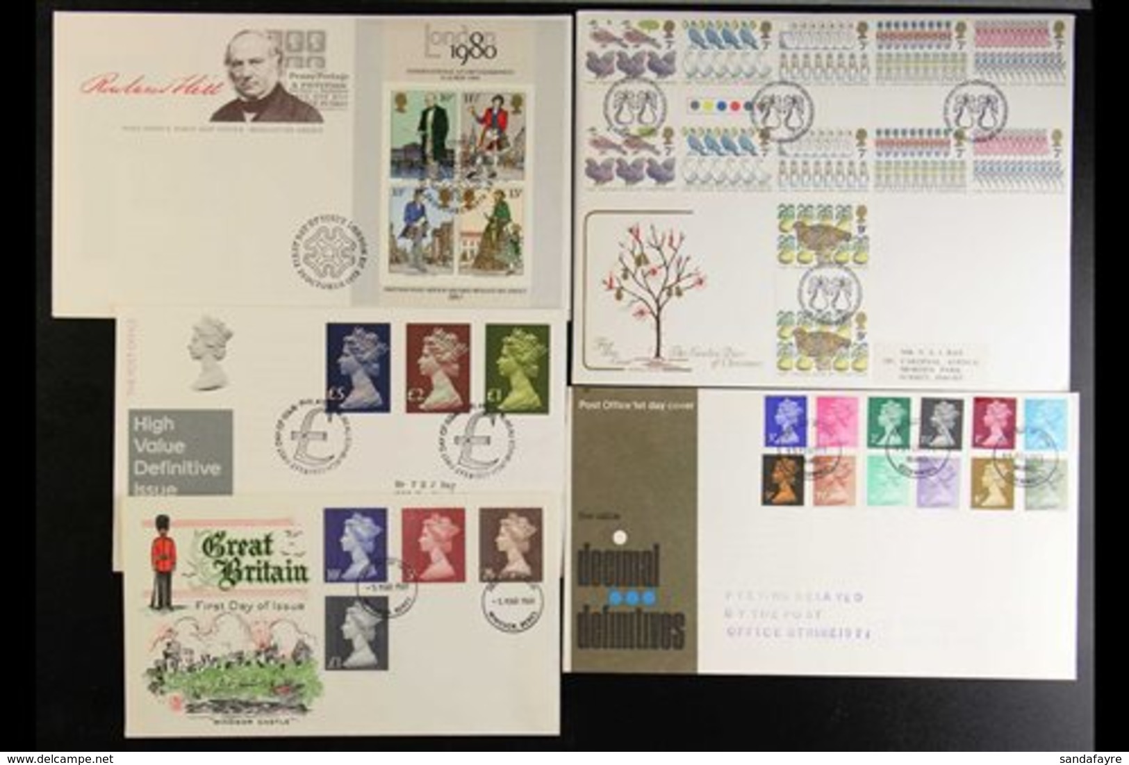 1850's - 2010's COVERS & CARDS ACCUMULATION. A Large Carton Filled With An Estate Balance Of FDC, Commercial Covers, Pic - Other & Unclassified