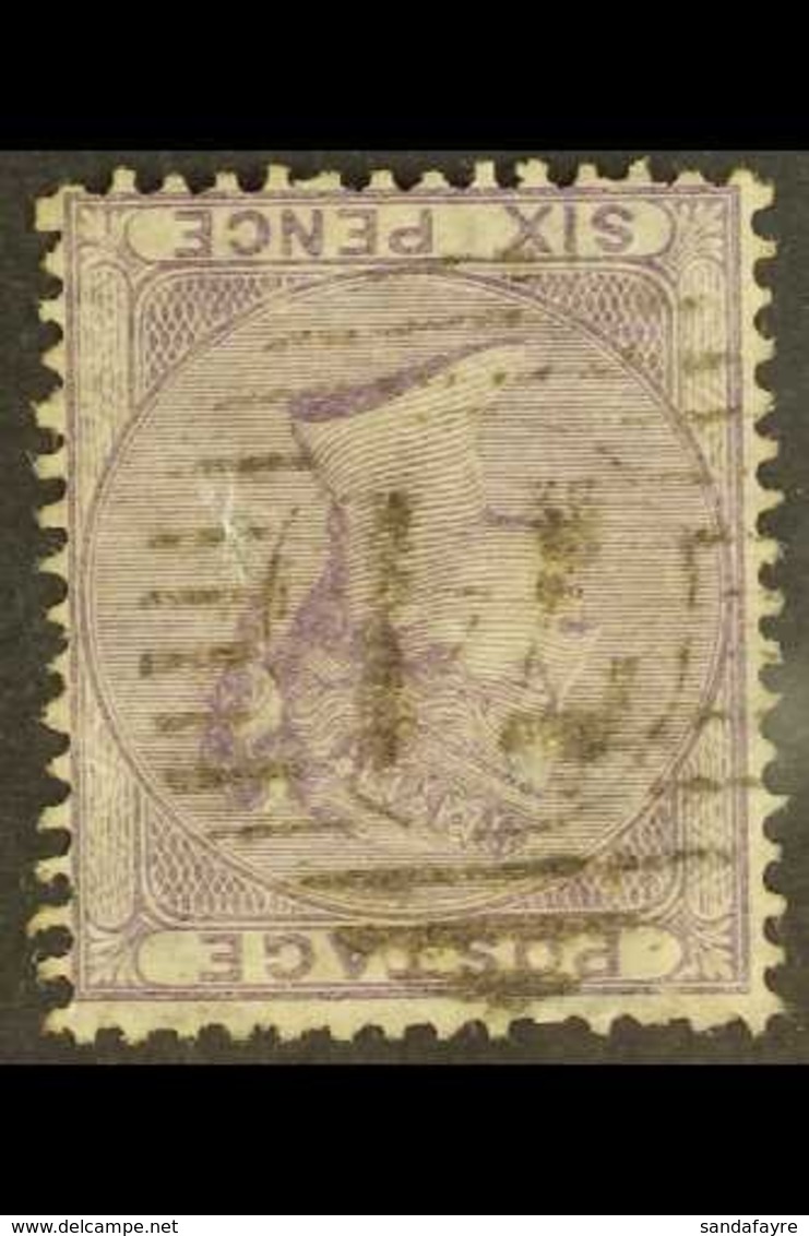 1885-7 6d Lilac, No Corner Letters, Watermark Inverted, SG 70Wi, Good Used, Cat.£400. For More Images, Please Visit Http - Autres & Non Classés