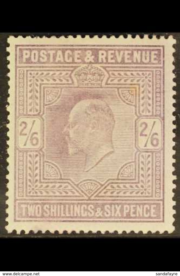 1902 2s 6d Lilac, DLR Printing, Ed VII, SG 260, Good Mint, Faint Tone Spot On Reverse. For More Images, Please Visit Htt - Non Classés