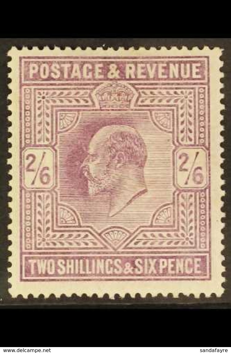 1902 2s 6d Pale Dull Purple On Chalk Paper, DLR Printing, SG 261, Very Fine Mint. For More Images, Please Visit Http://w - Unclassified