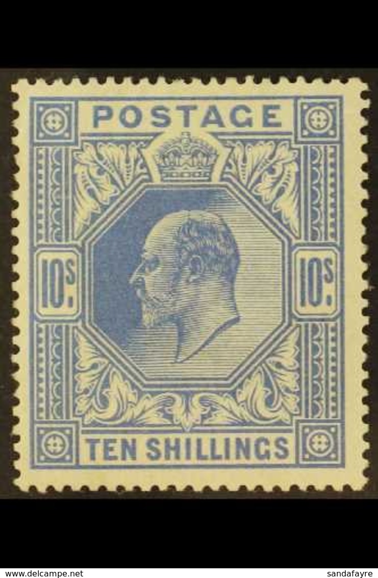 1911-13 10s Blue Somerset House, SG 319, Never Hinged Mint. Fresh And Spectacular. For More Images, Please Visit Http:// - Non Classés