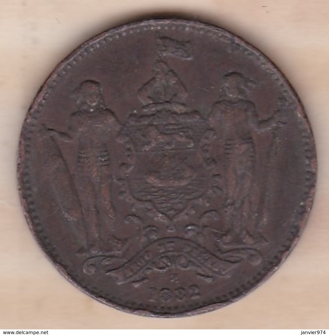 BRITISH NORTH BORNEO. ONE CENT 1882 H . VICTORIA. KM# 2 - Malesia