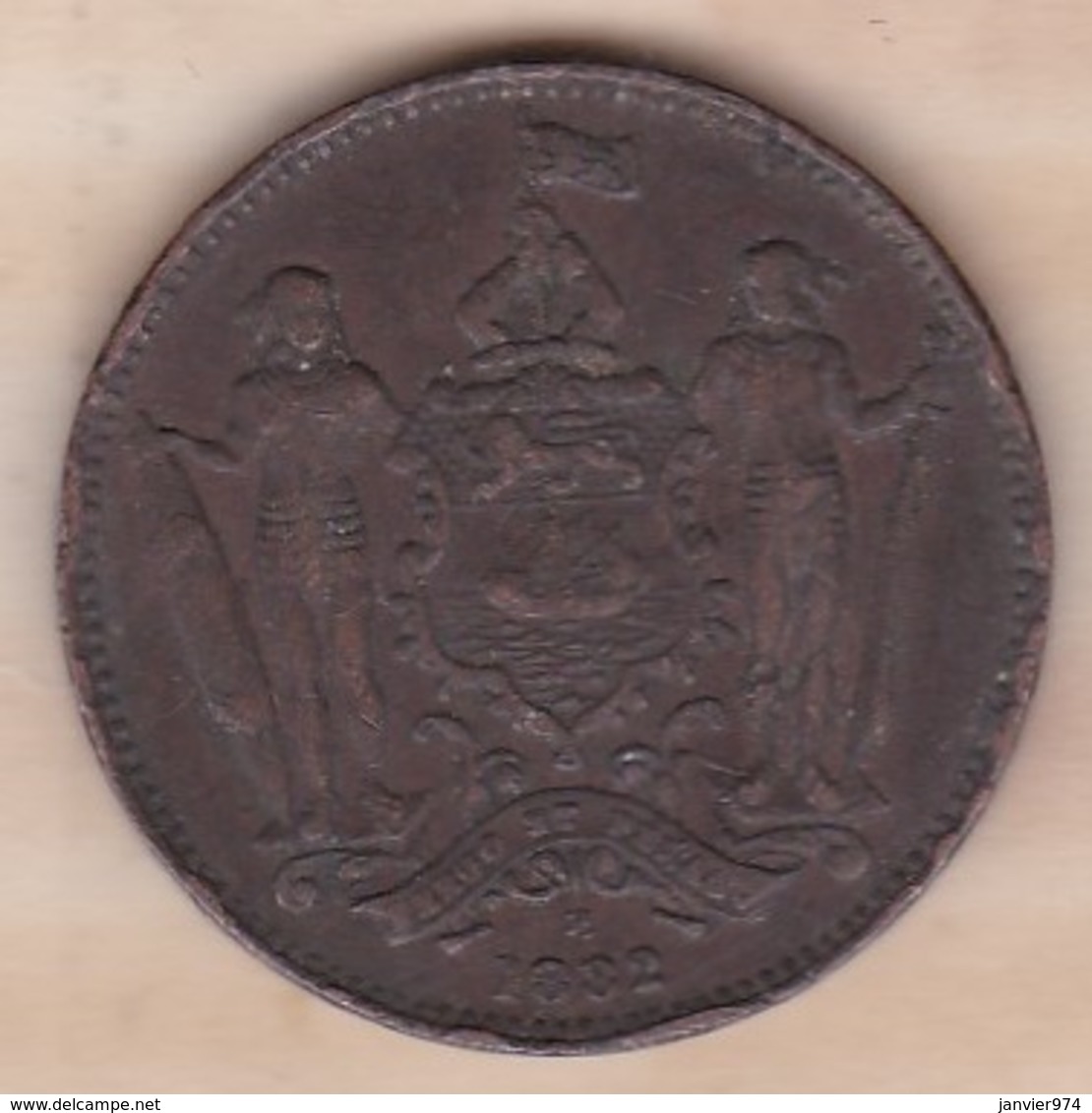 BRITISH NORTH BORNEO. ONE CENT 1882 H . VICTORIA. KM# 2 - Malaysia