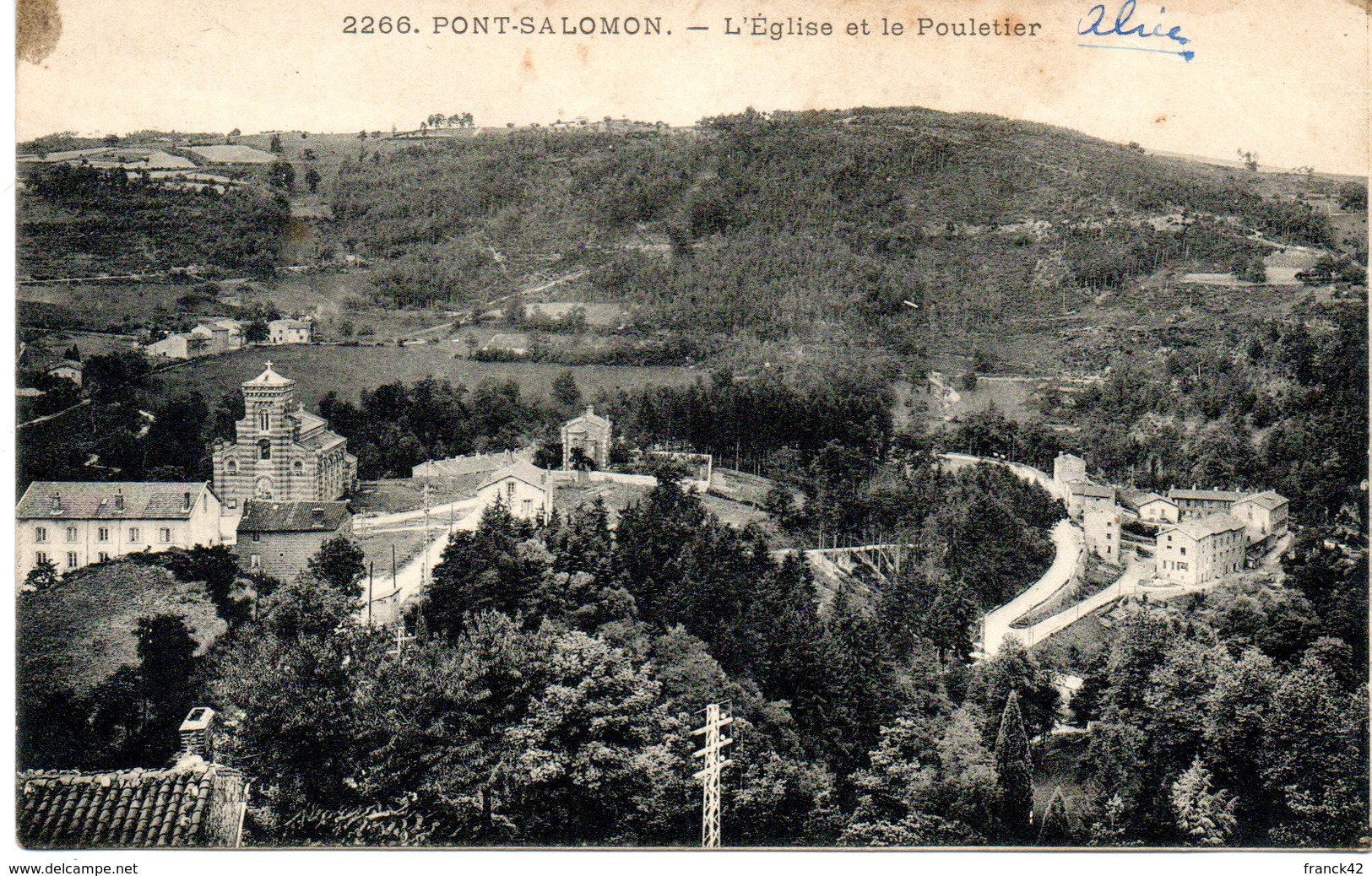 43. Pont Salomon. L'église Et Le Pouletier - Autres & Non Classés