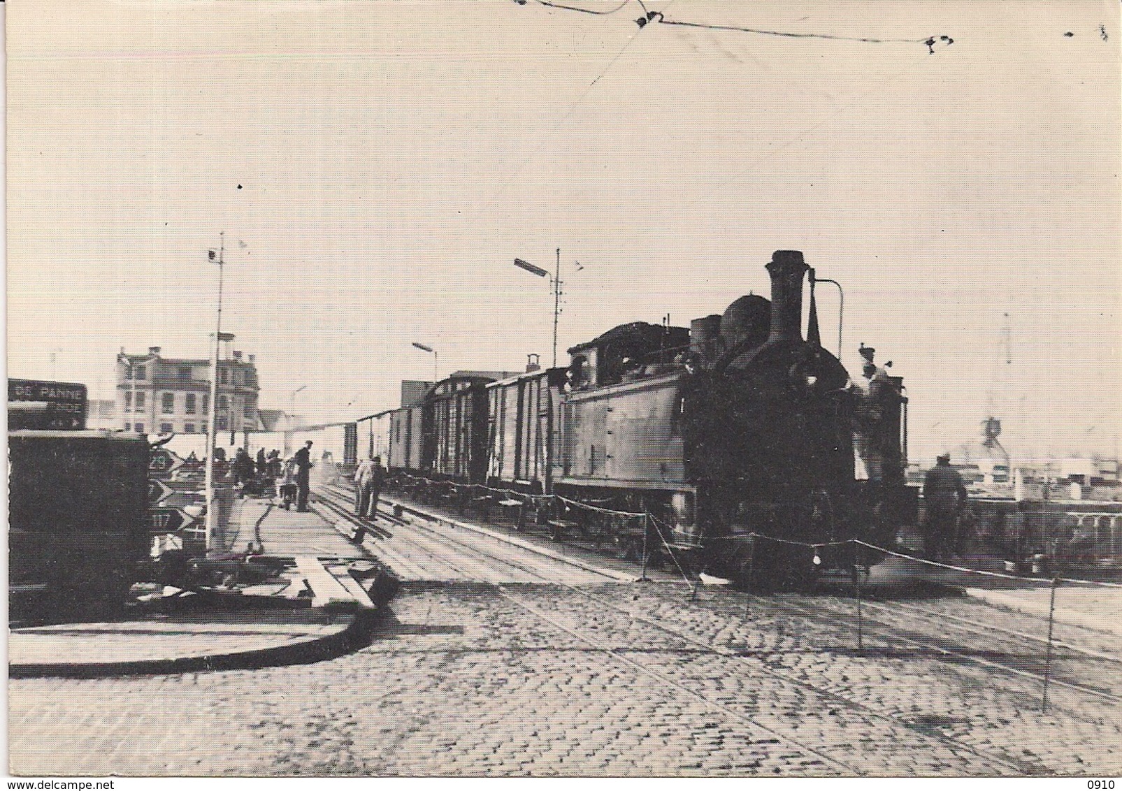 OOSTENDE -HAVENVERBINDING MET TREIN-FOTOKAART - Oostende