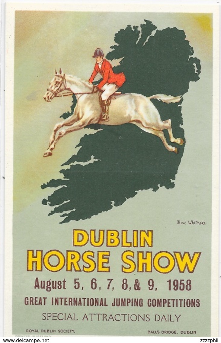 Dublin Horse Show 1958 - Publicité