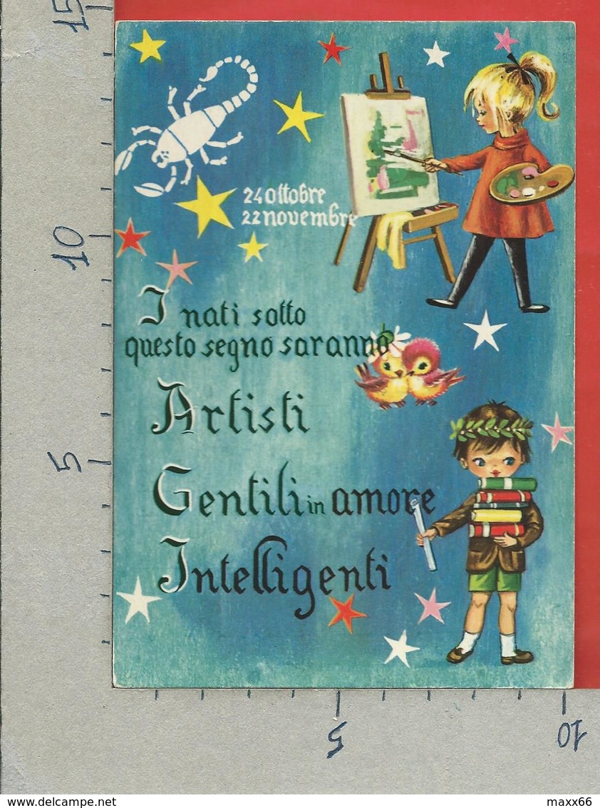 CARTOLINA NV ITALIA - ASTROLOGIA - Segni Zodiacali - SCORPIONE - CECAMI 1609 - 10 X 15 - Astrologie