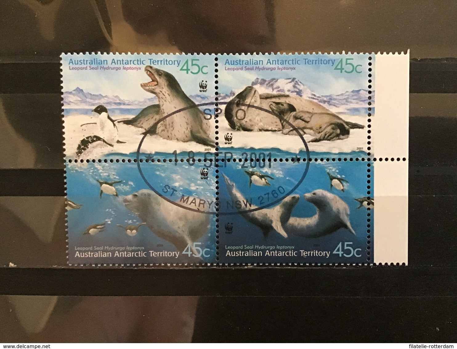 Australisch Antarctica / AAT - Complete Set Zeeluipaard 2001 - Gebruikt