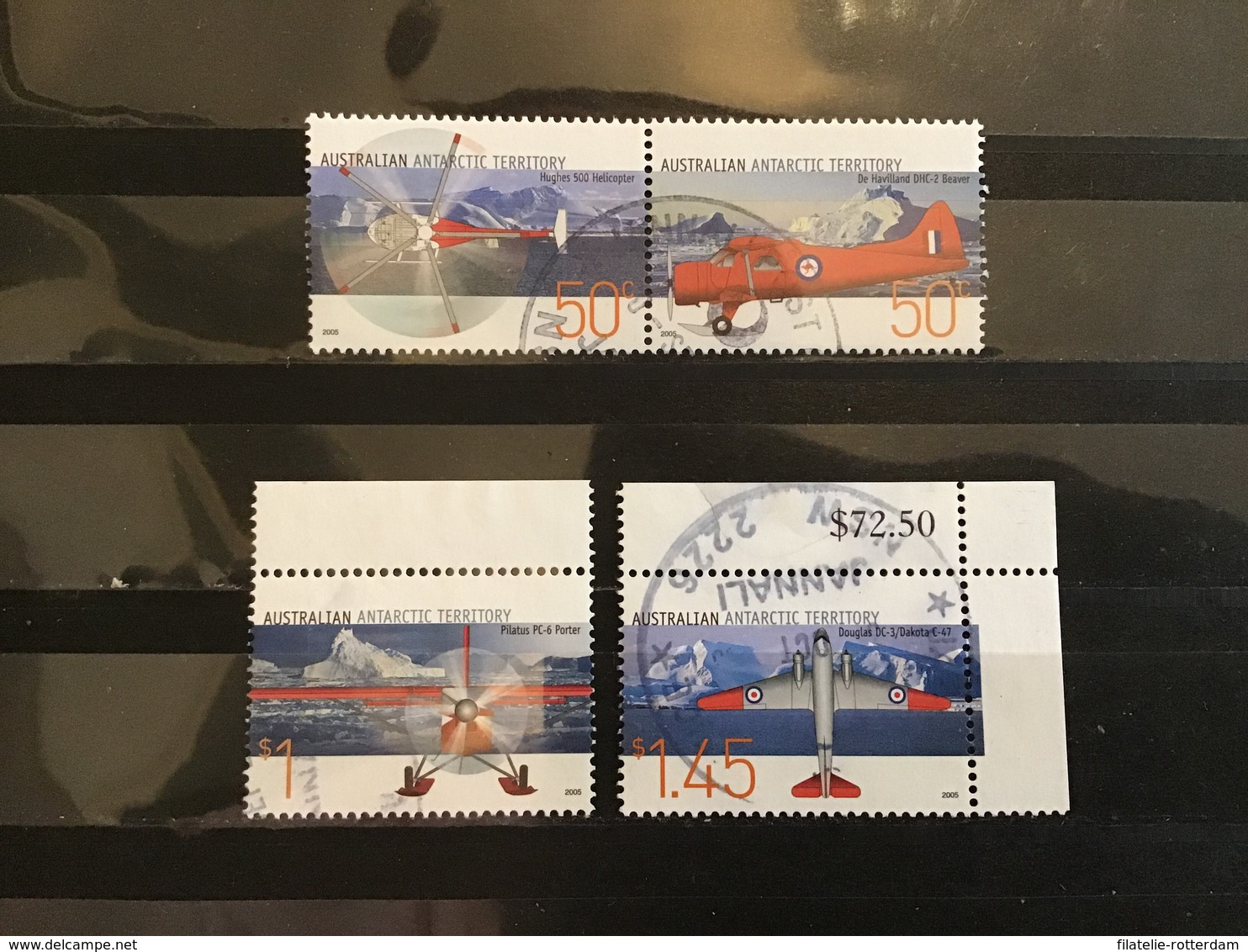 Australisch Antarctica / AAT - Complete Set Luchtvaart 2005 - Gebruikt