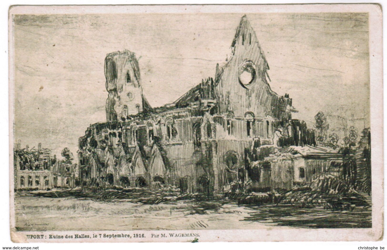 Nieuwpoort, Nieuport, Ruine Des Halles (pk55329) - Nieuwpoort