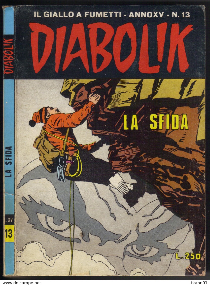 DIABOLIK N ° 13 " LA SFIDA " DE 1976 - Diabolik