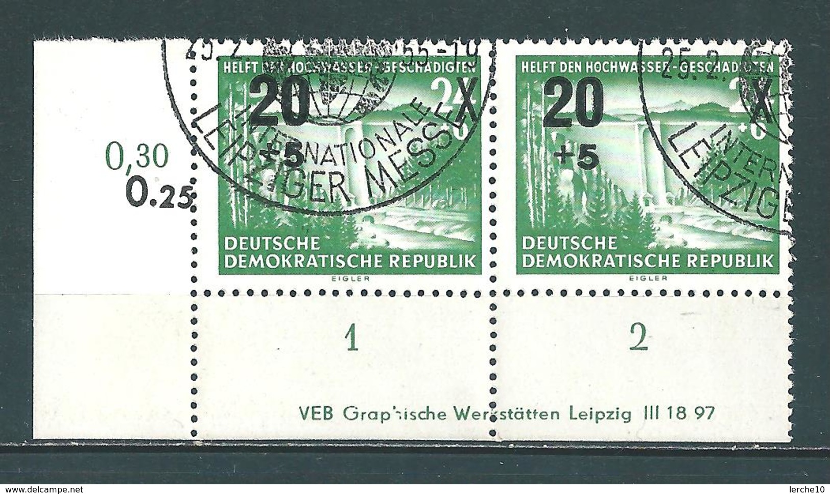 MiNr. 449 Druckvermerk - Gebraucht