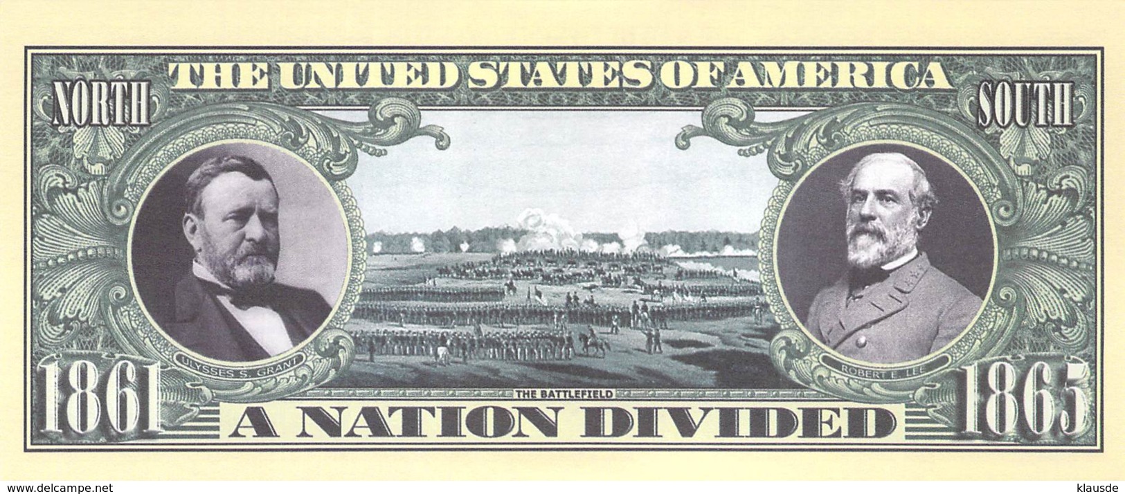 1 Mio Dollar Präsident Serie  Abraham Lincoln / Fantasy Banknote - Autres - Amérique