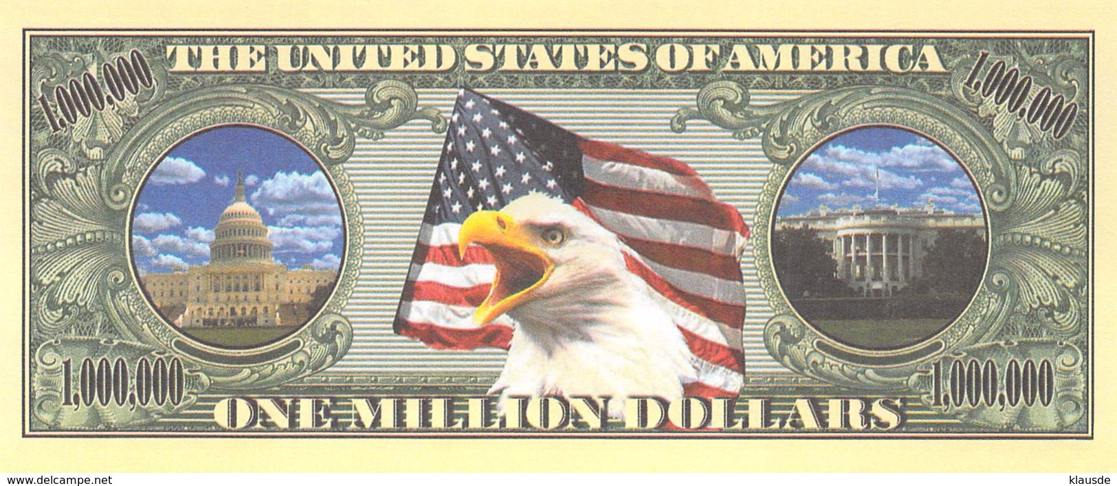 1.000.000 Mio Dollar  / Fantasy Banknote - Other - America