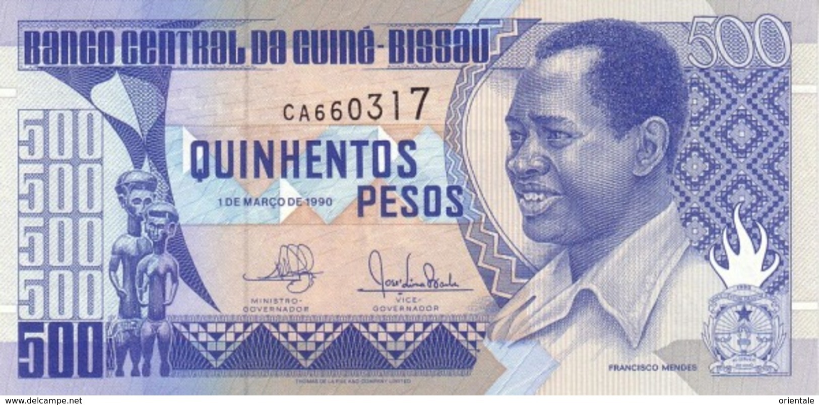 GUINEA BISSAU P. 12 500 P 1990 UNC - Guinea-Bissau