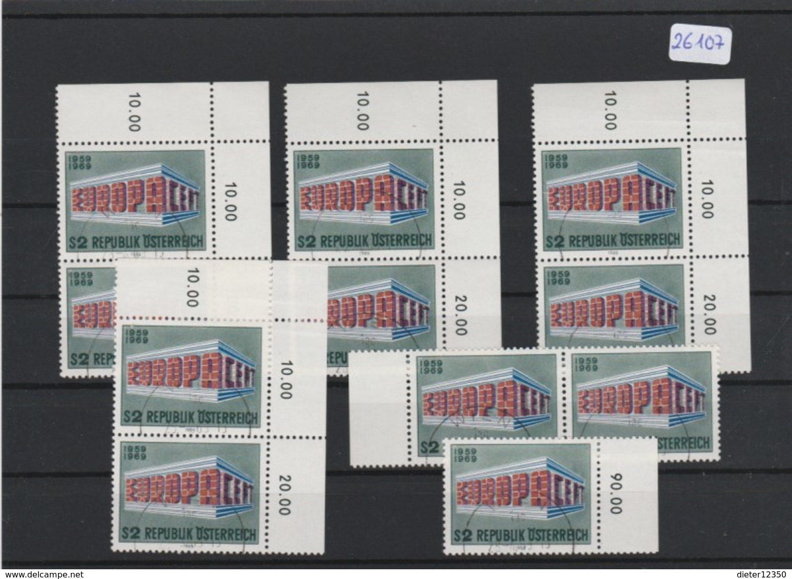 Österreich  Posten/Lot   Gestempelt  Mit Ersttagsstempel     11x  MiNr. 1291 - Sonstige & Ohne Zuordnung