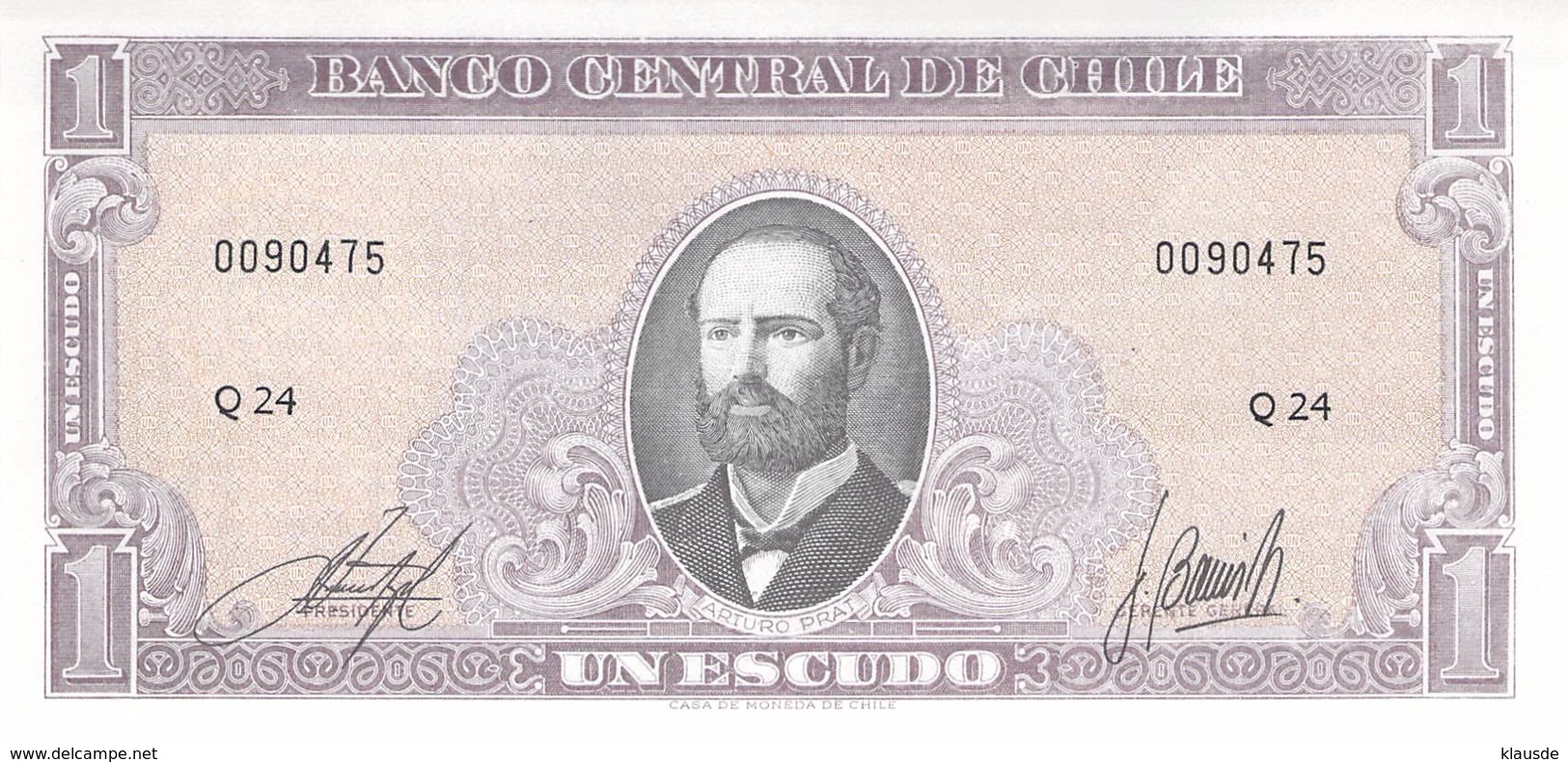 Un Escudo Banknote Chile - Chile