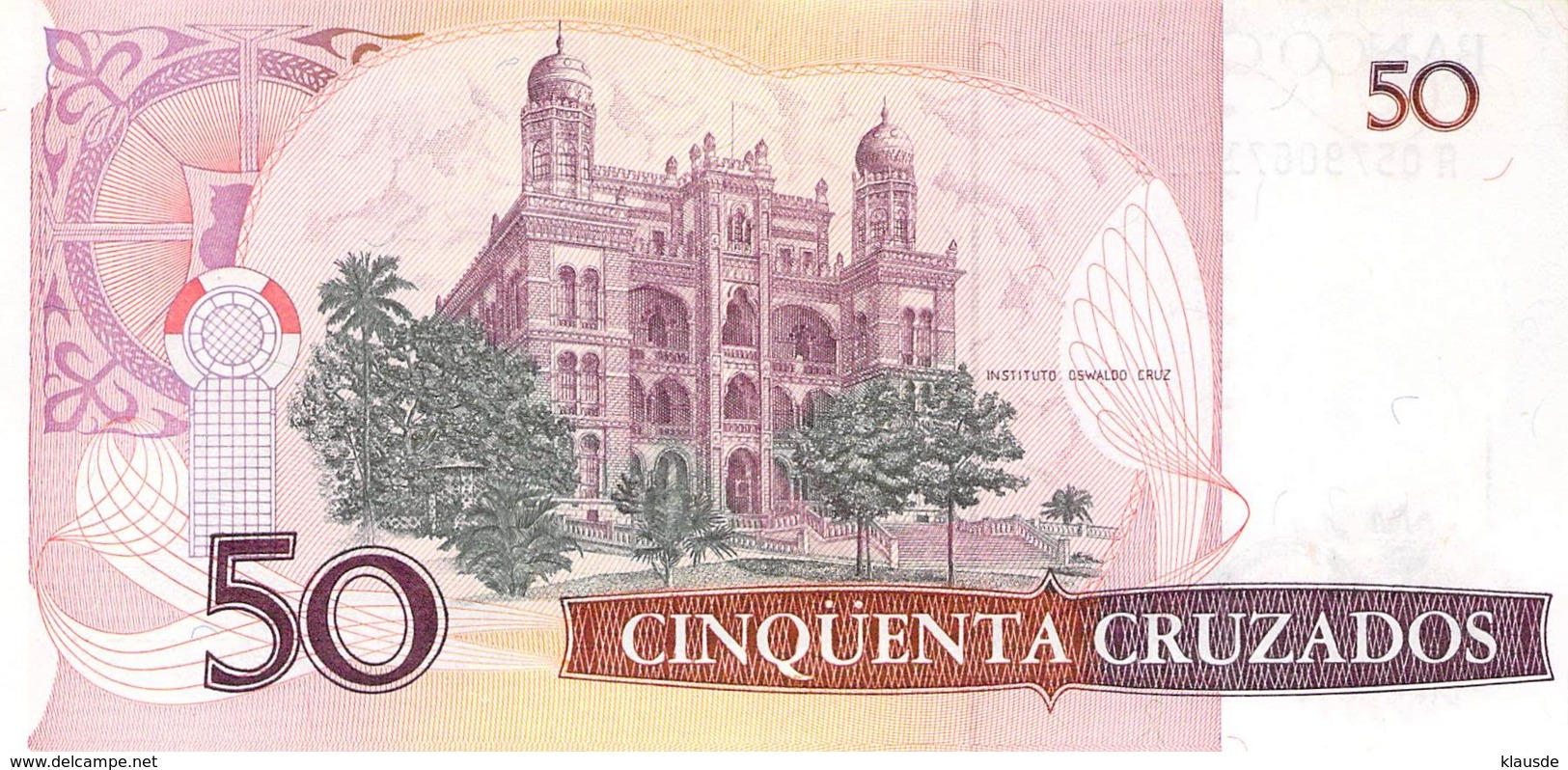 100 Cem Cruzados Banknote Brasilien - Brésil
