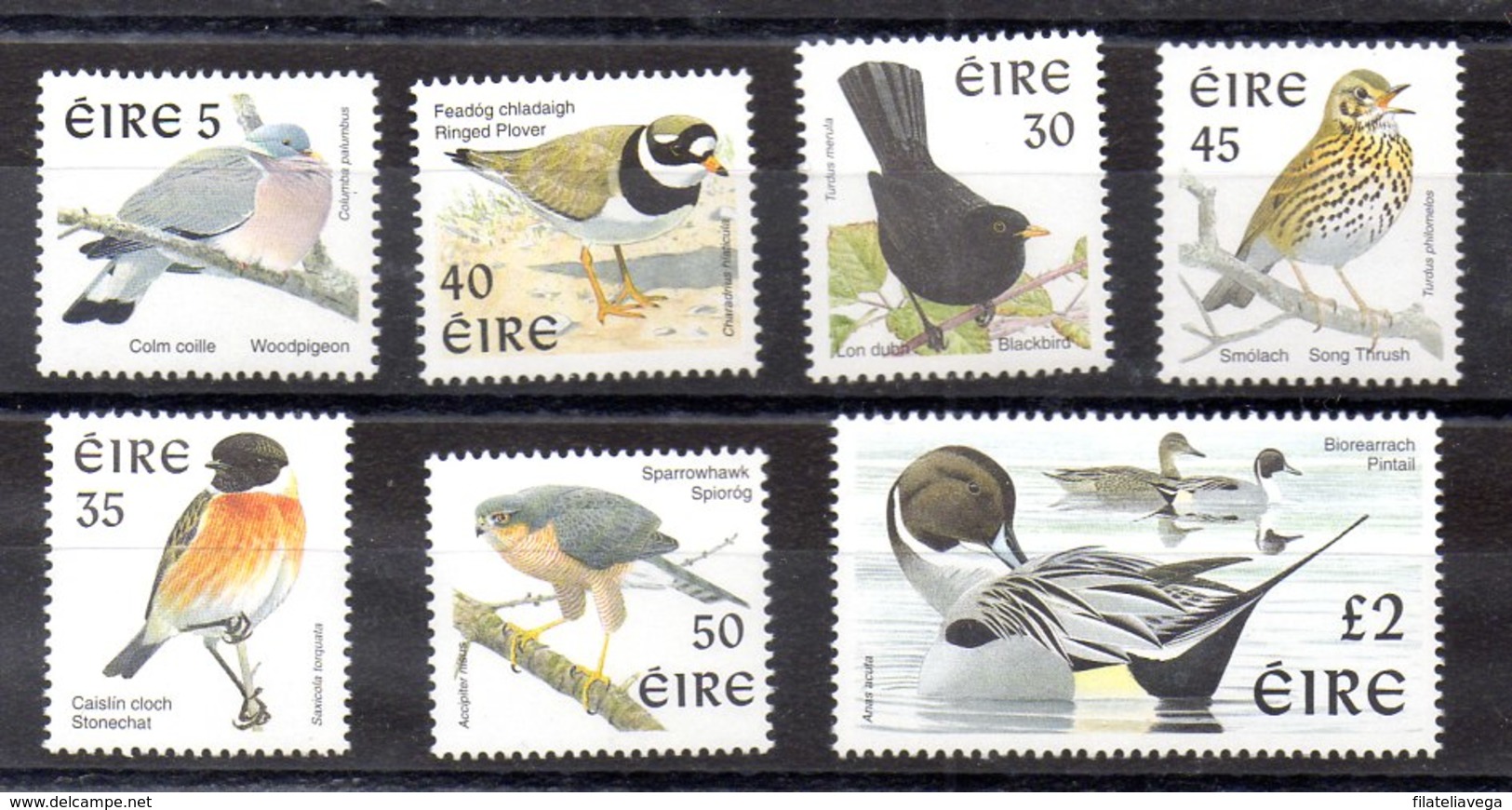 Serie De Irlanda Nº Yvert 1057/63 ** PAJAROS (BIRDS) - Nuevos