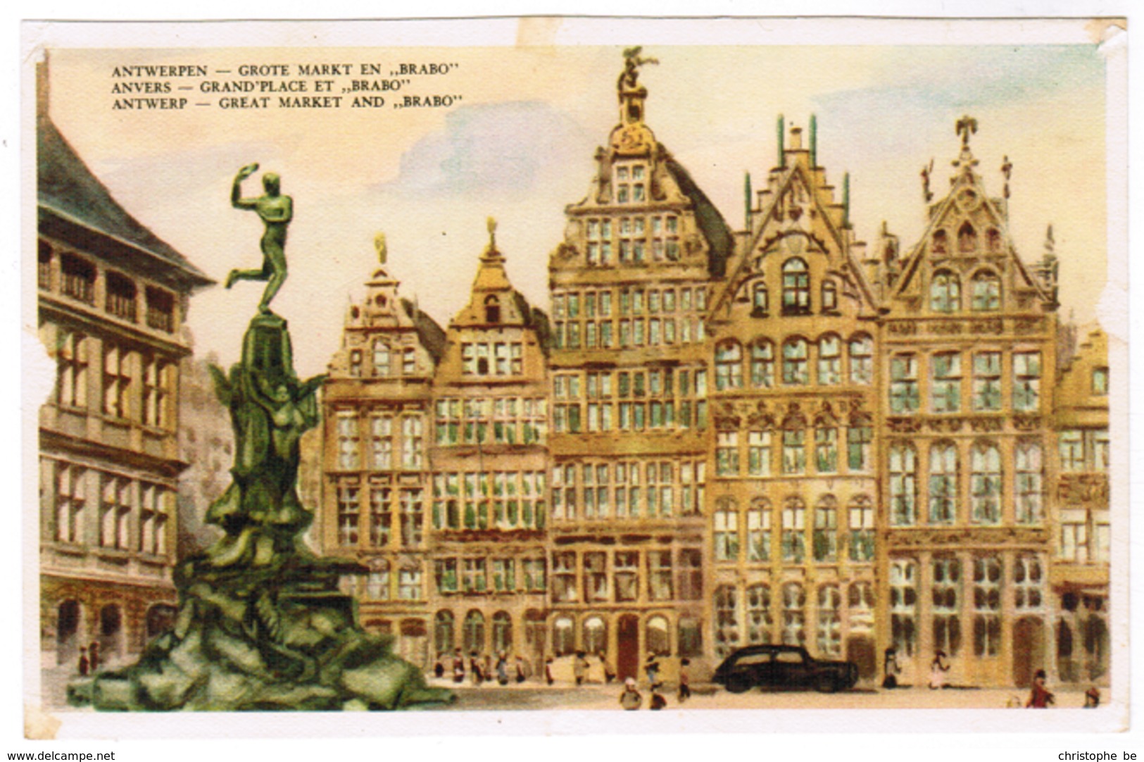 Antwerpen, Grote Markt En Brabo (pk55337) - Antwerpen