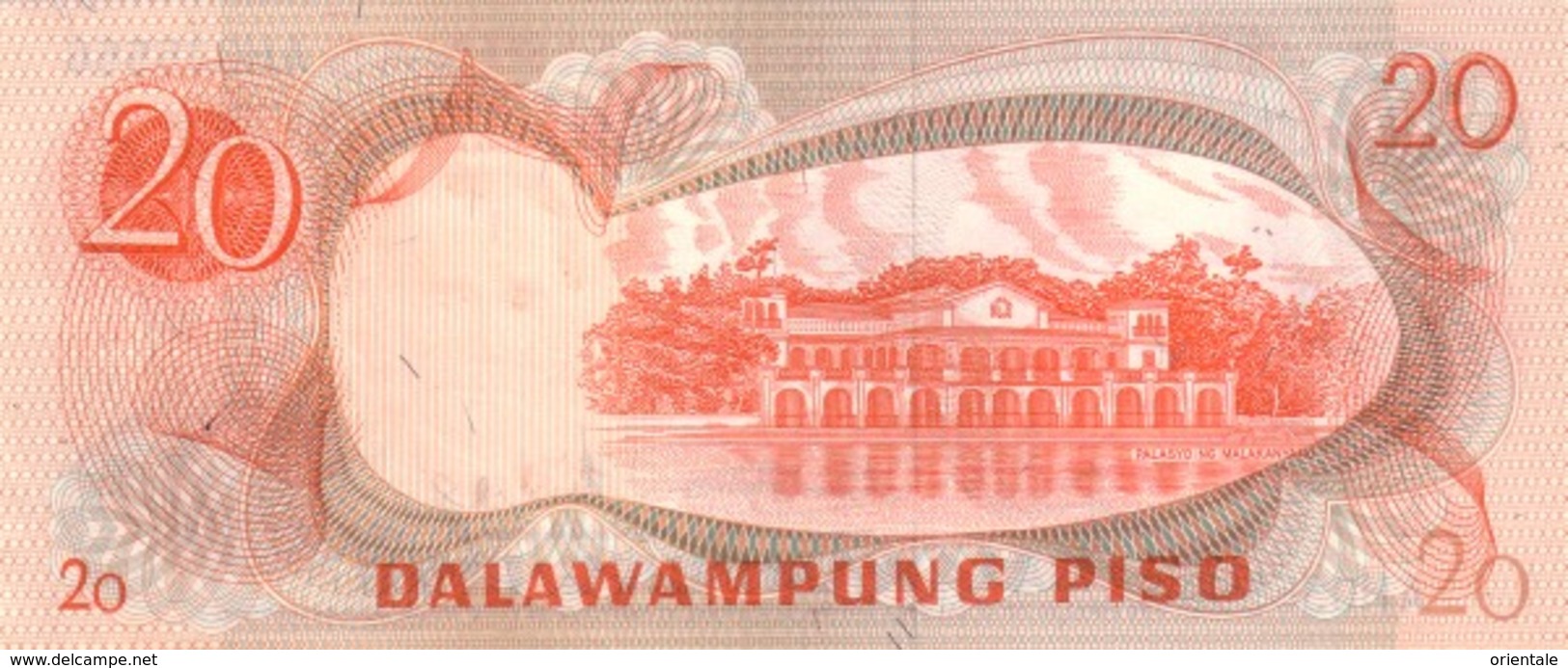 PHILIPPINES P. 150a 20 P 1970 UNC - Philippines