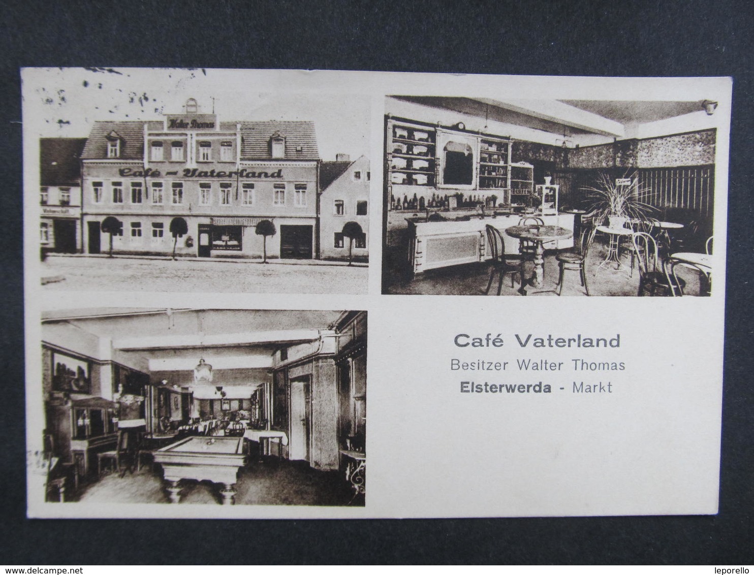 AK ELSTERWERDA 1927 Cafe Vaterland //  D*36778 - Elsterwerda