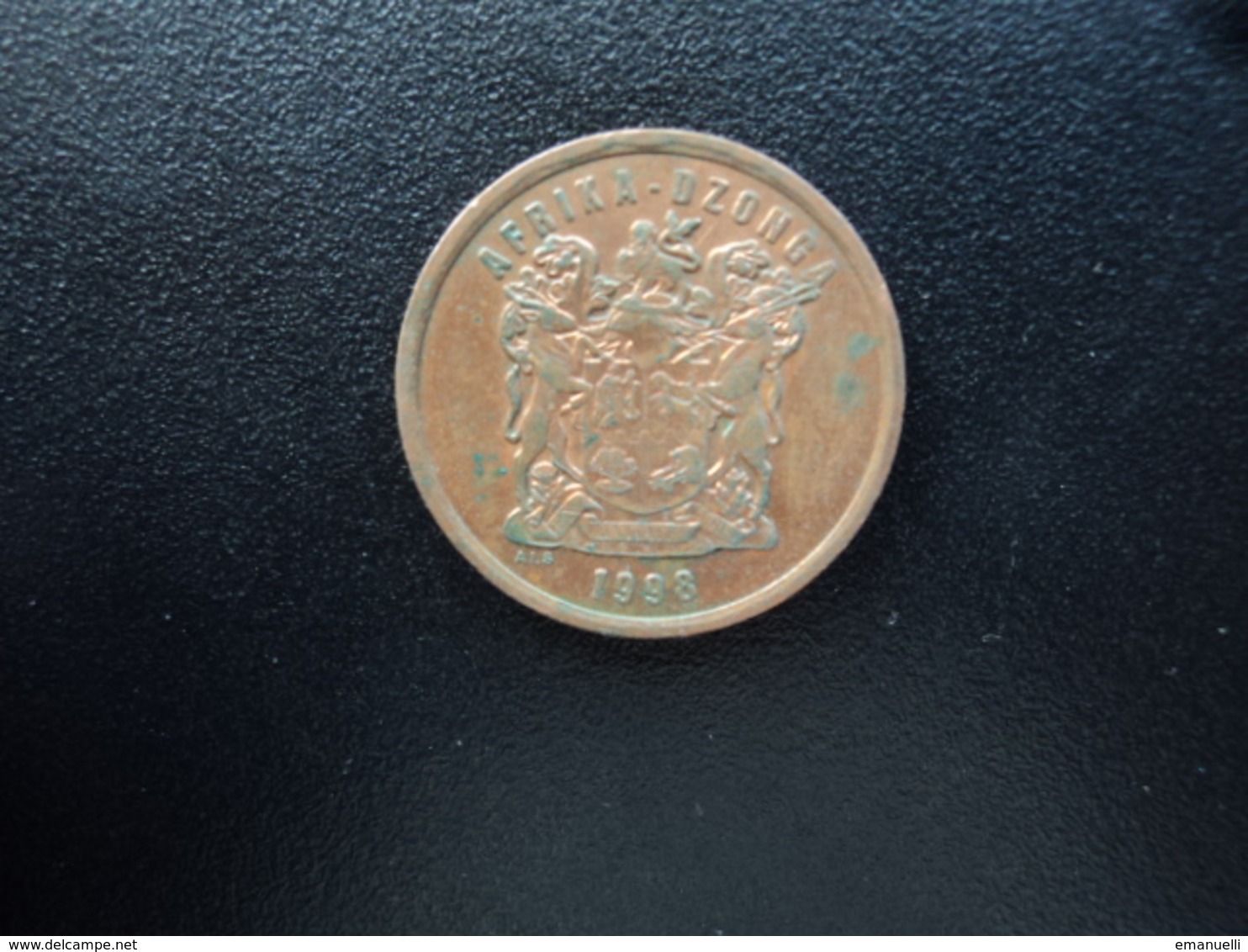 AFRIQUE DU SUD : 5 CENTS  1998   KM 160     SUP 55 (patine) - Afrique Du Sud