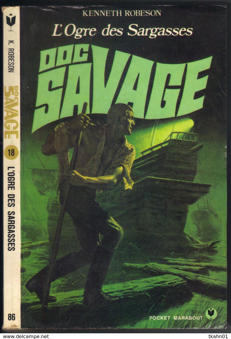 DOC SAVAGE N° 86 " L'OGRE DES SARGASSES " POCKET-MARABOUT - Marabout SF