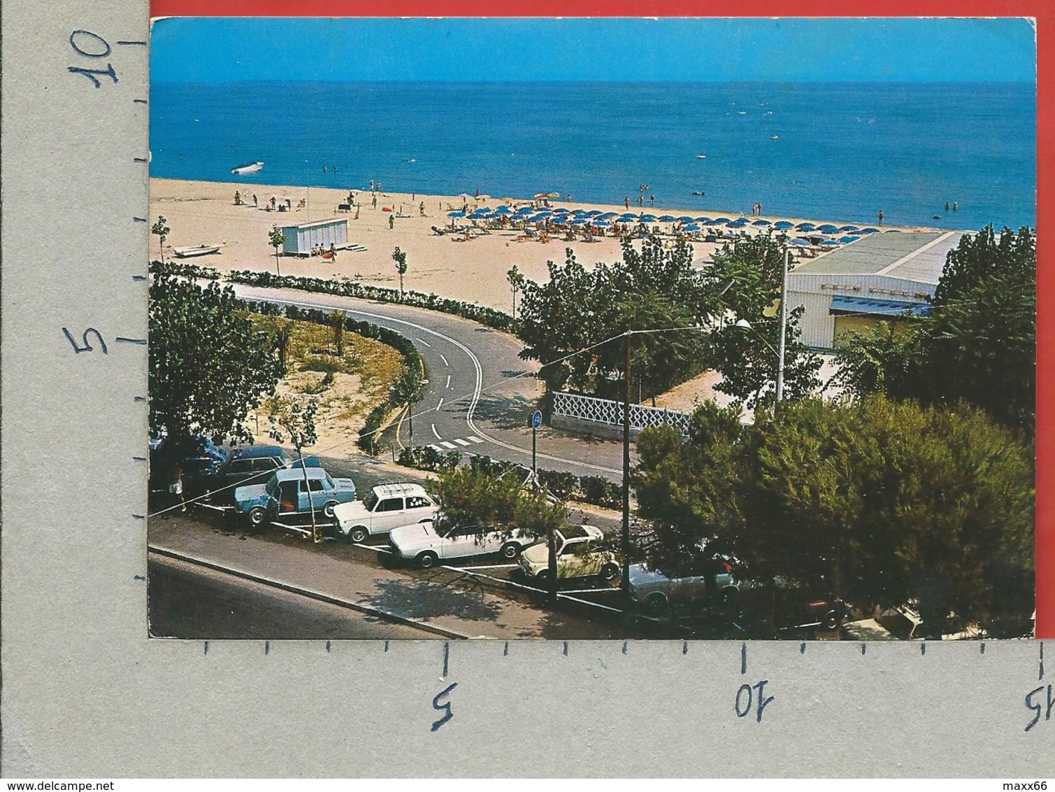 CARTOLINA VG ITALIA - TORTORETO LIDO (TE) - La Spiaggia - 10 X 15 - ANN. 1977 - Teramo